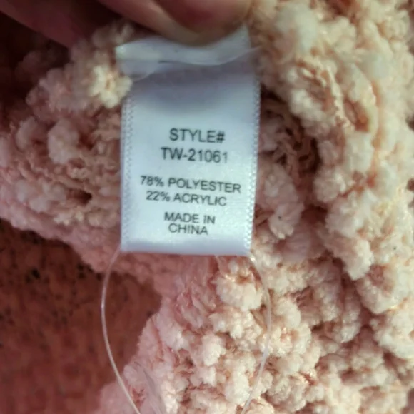 Zenana NWOT Popcorn Cardigan XL - Picture 4 of 9